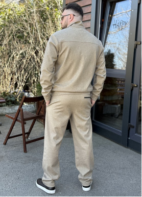 Брюки з преміальної бавовни мокко