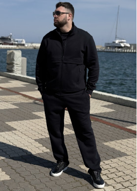 Брюки з преміальної бавовни чорні