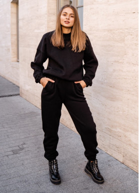 Костюм на флісі бавовна чорний Костюм на флісі бавовна чорний